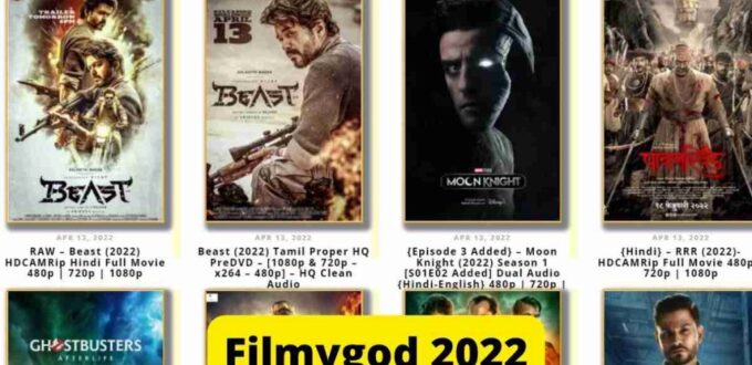 FilmyGod – Online Movies download illegal website, Filmygod 2022 latest new and update